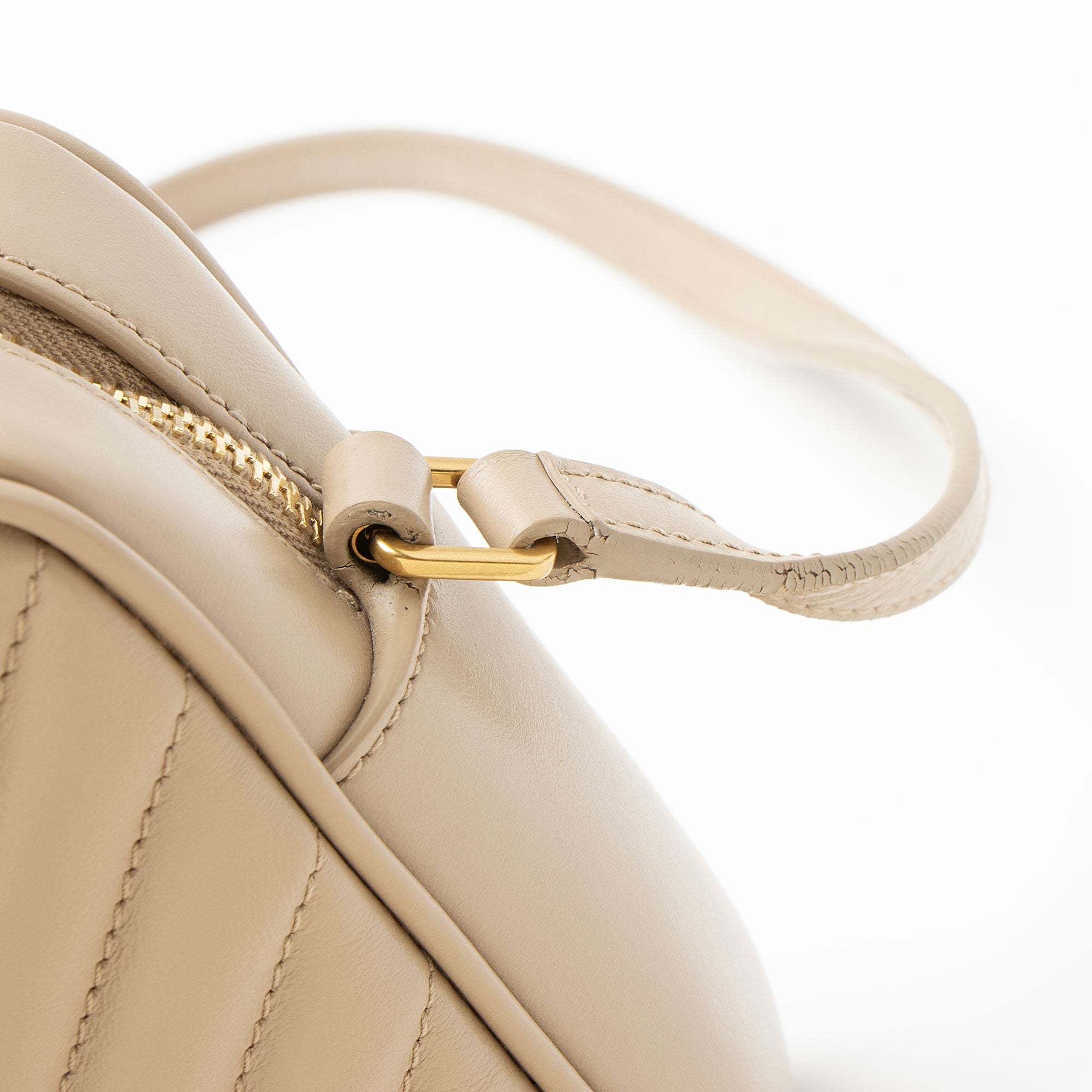 Saint Laurent Matelasse Calfskin Monogram Lou Camera Bag