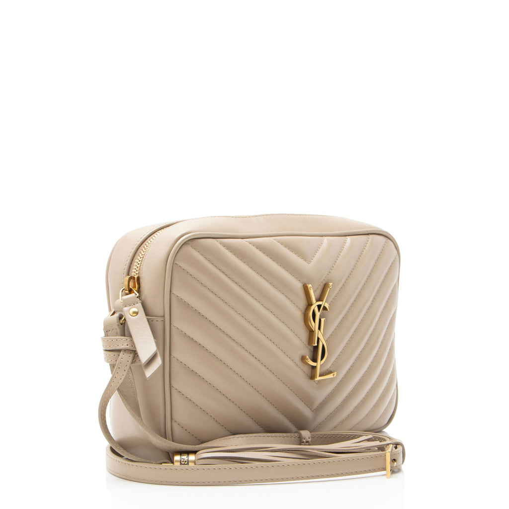 Saint Laurent Matelasse Calfskin Monogram Lou Camera Bag