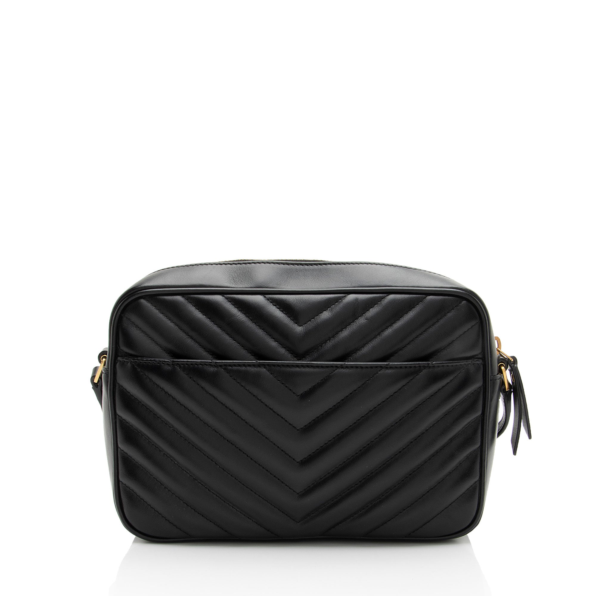 Saint Laurent Matelasse Calfskin Monogram Lou Camera Bag