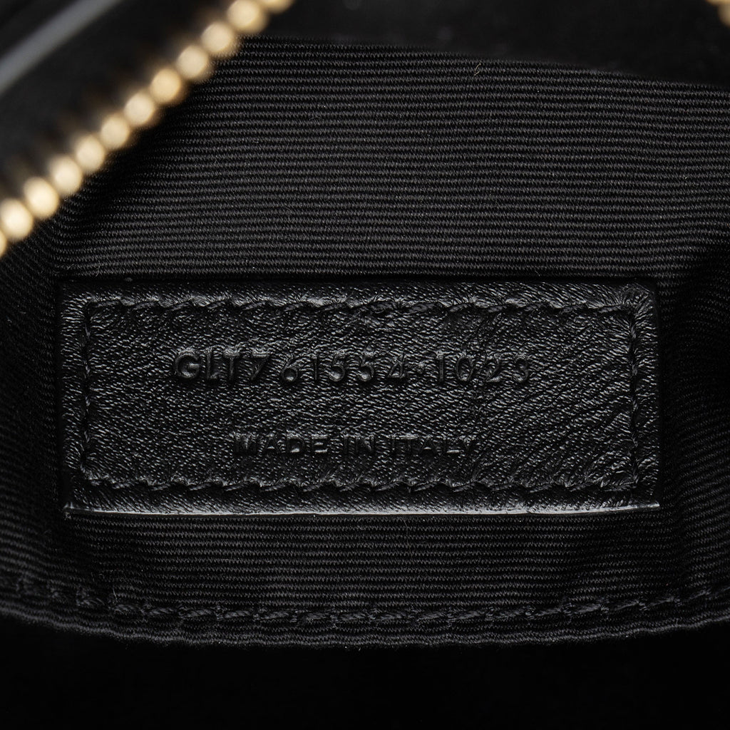 Saint Laurent Matelasse Calfskin Monogram Lou Camera Bag