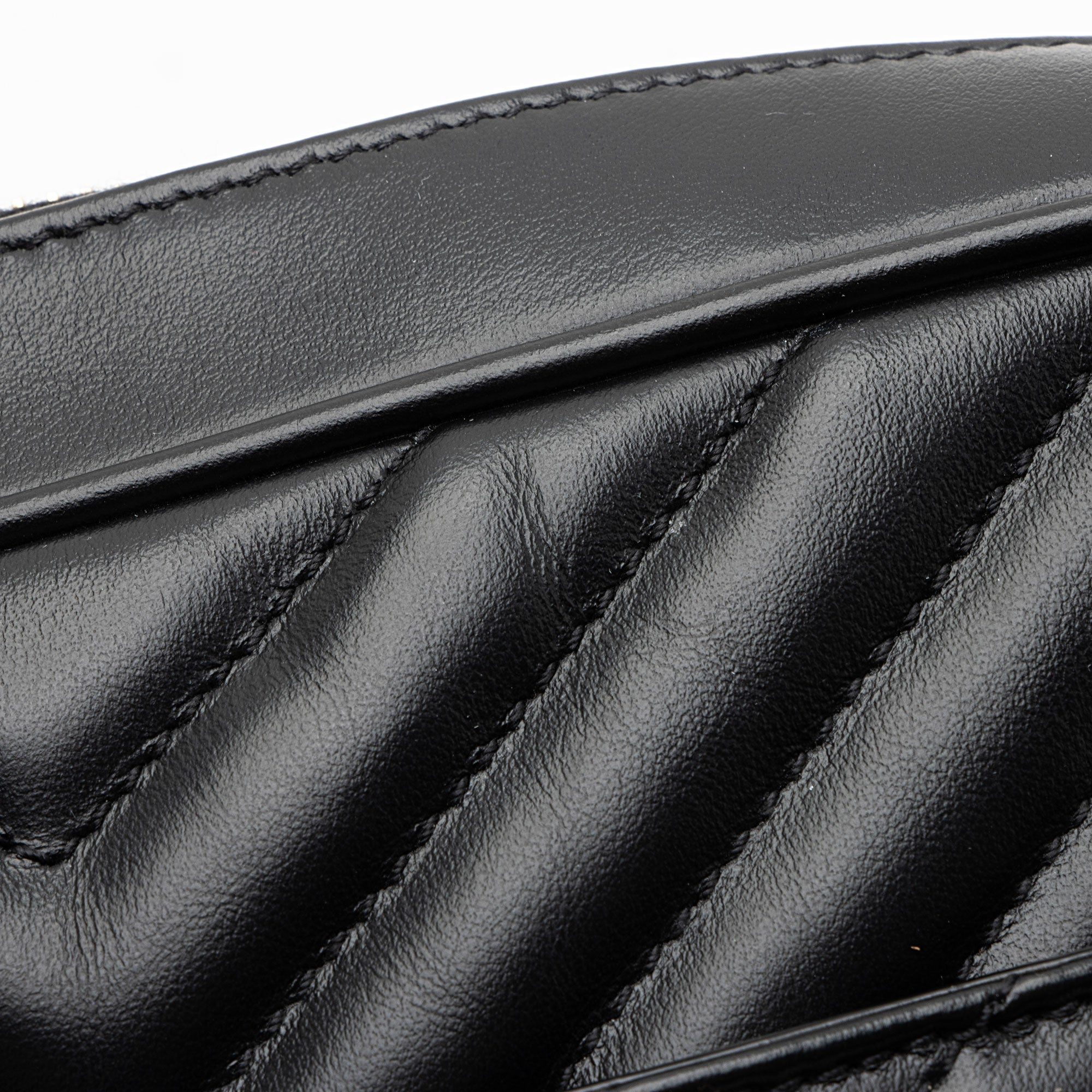 Saint Laurent Matelasse Calfskin Monogram Lou Camera Bag