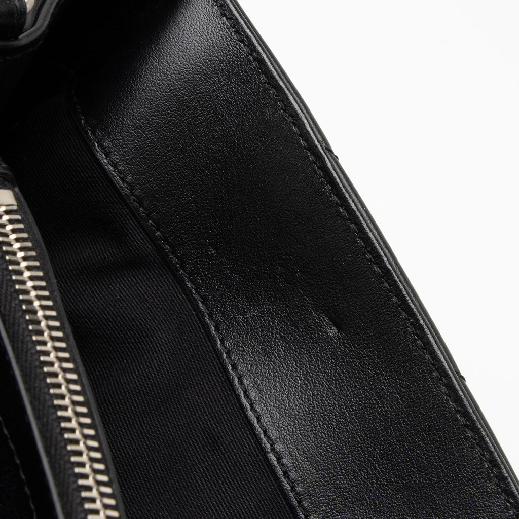 Saint Laurent Matelasse Calfskin Monogram LouLou Chain Large Shoulder Bag