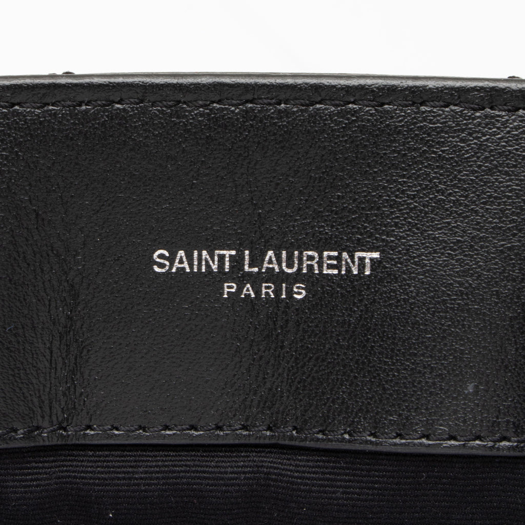Saint Laurent Matelasse Calfskin Monogram LouLou Chain Large Shoulder Bag
