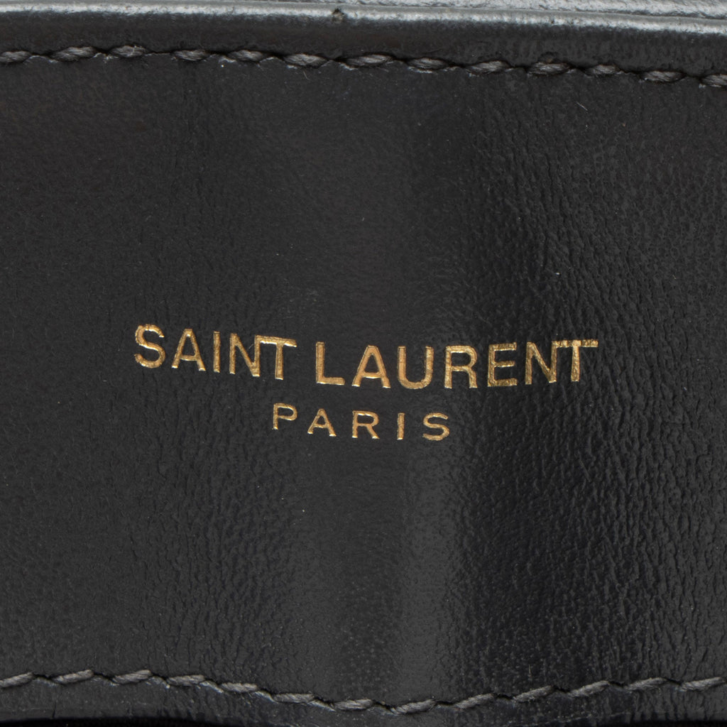 Saint Laurent Matelasse Calfskin Monogram LouLou Chain Medium Shoulder Bag