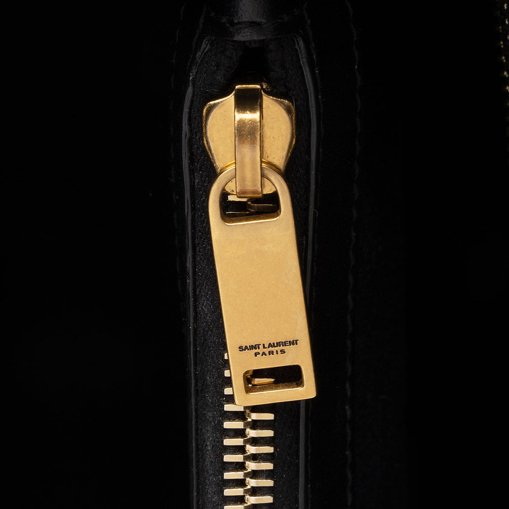 Saint Laurent Matelasse Calfskin Monogram LouLou Chain Medium Shoulder Bag