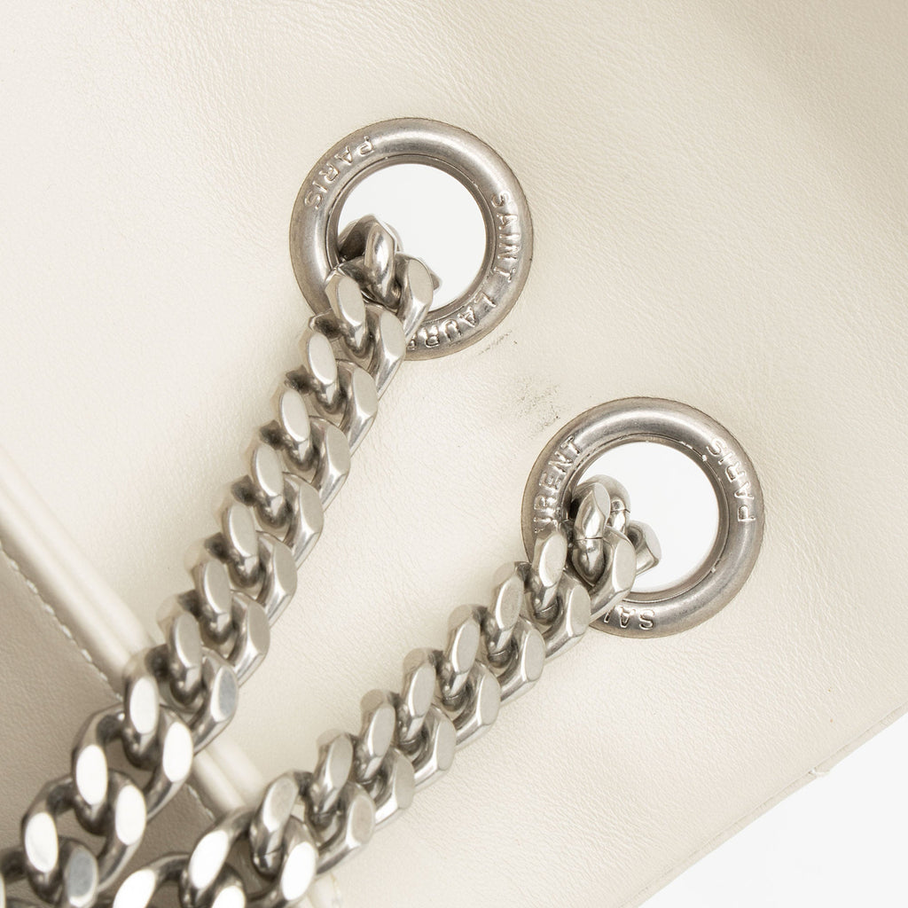 Saint Laurent Matelasse Calfskin Monogram LouLou Chain Medium Shoulder Bag
