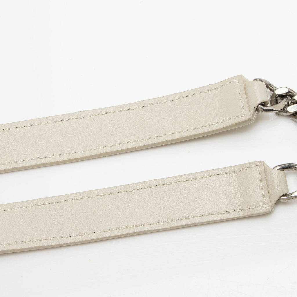 Saint Laurent Matelasse Calfskin Monogram LouLou Chain Medium Shoulder Bag