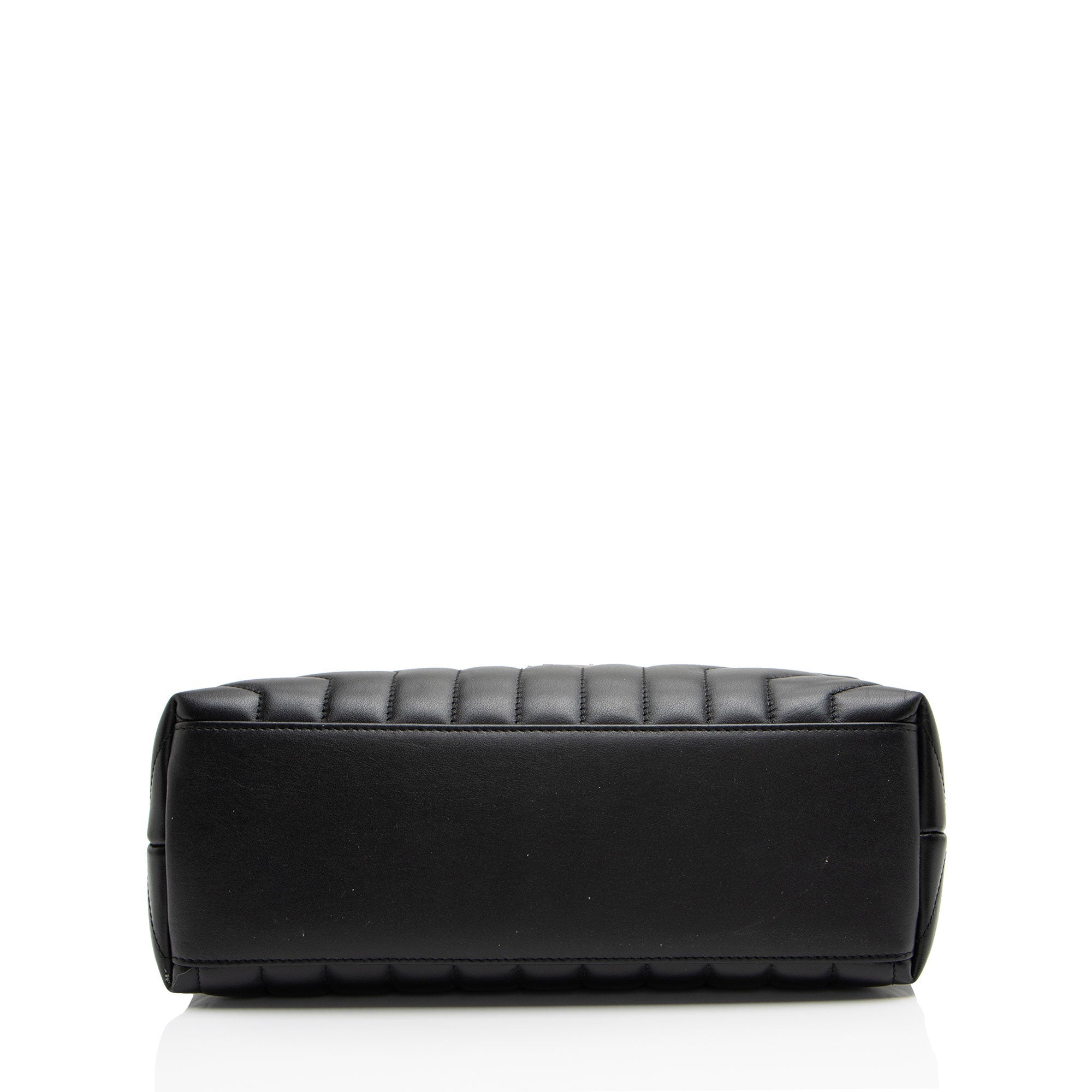 Saint Laurent Matelasse Calfskin Monogram LouLou Chain Medium Shoulder Bag