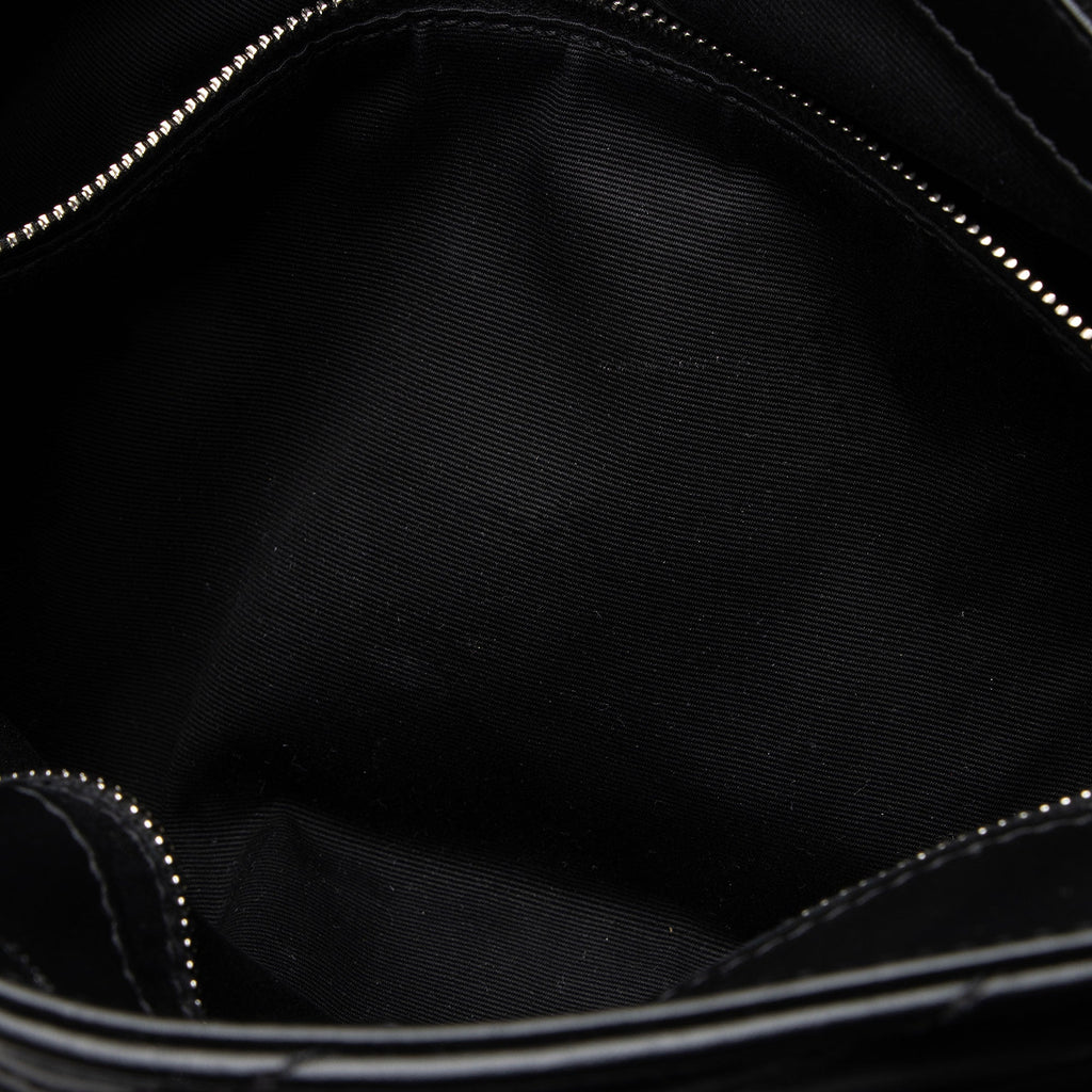Saint Laurent Matelasse Calfskin Monogram LouLou Chain Medium Shoulder Bag