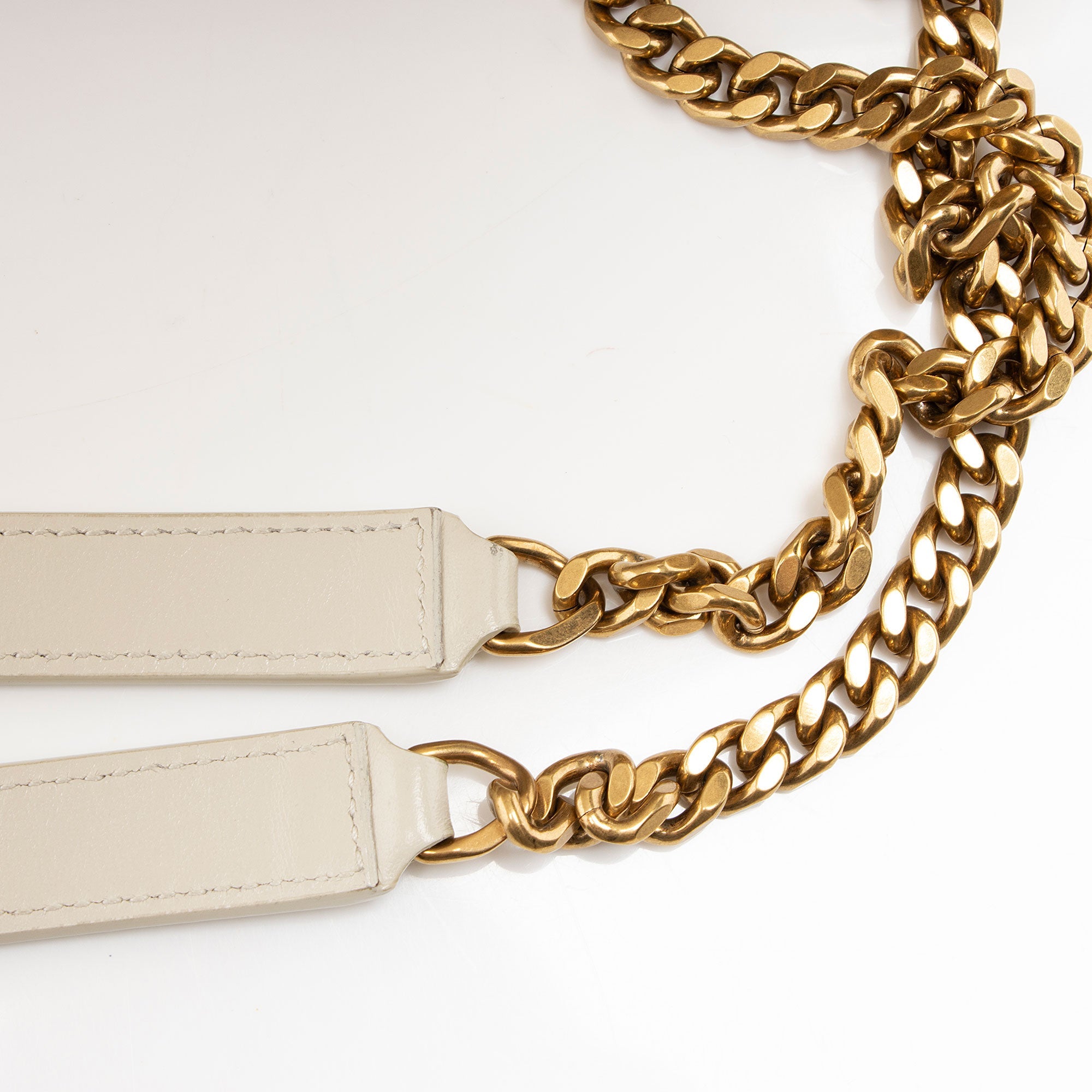 Saint Laurent Matelasse Calfskin Monogram LouLou Chain Medium Shoulder Bag