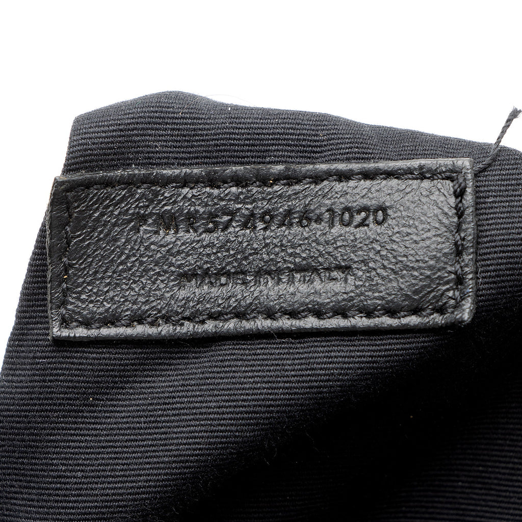 Saint Laurent Matelasse Calfskin Monogram LouLou Chain Medium Shoulder Bag