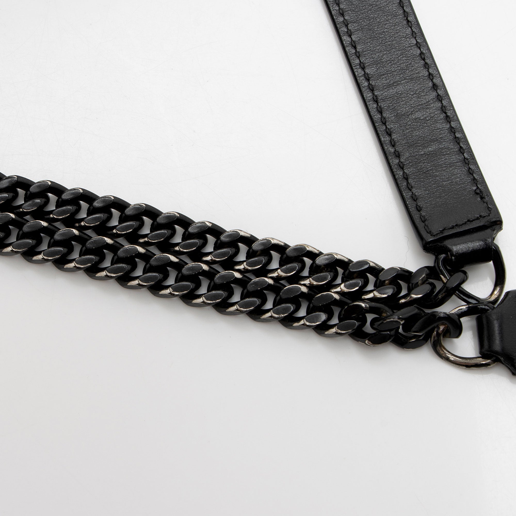 Saint Laurent Matelasse Calfskin Monogram LouLou Chain Medium Shoulder Bag