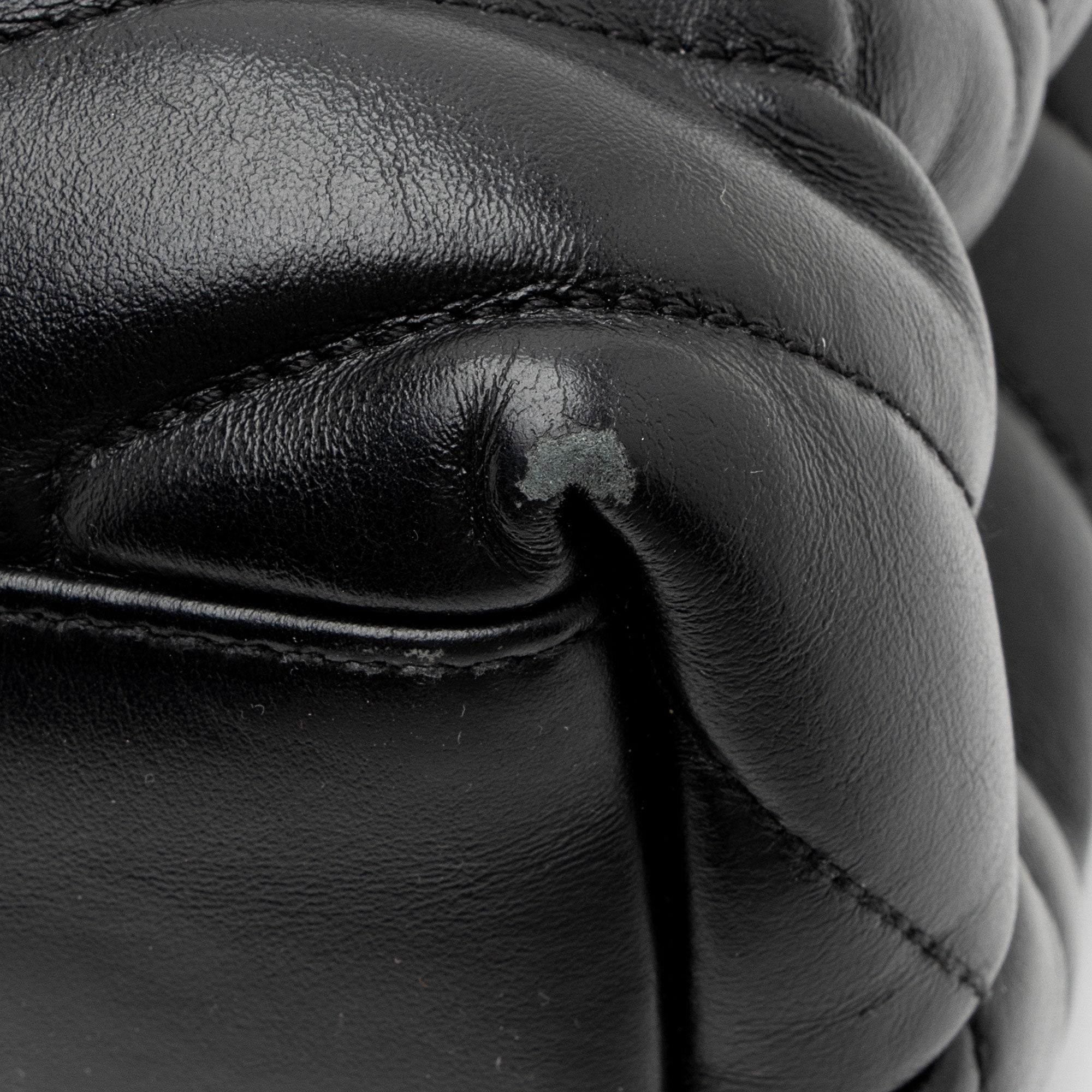 Saint Laurent Matelasse Calfskin Monogram LouLou Chain Medium Shoulder Bag