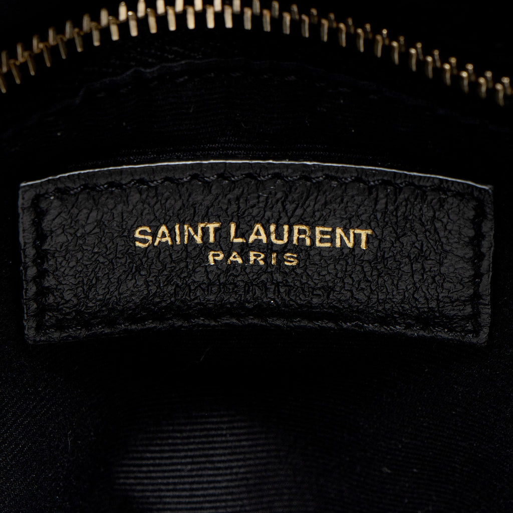 Saint Laurent Matelasse Calfskin Monogram LouLou Chain Medium Shoulder Bag