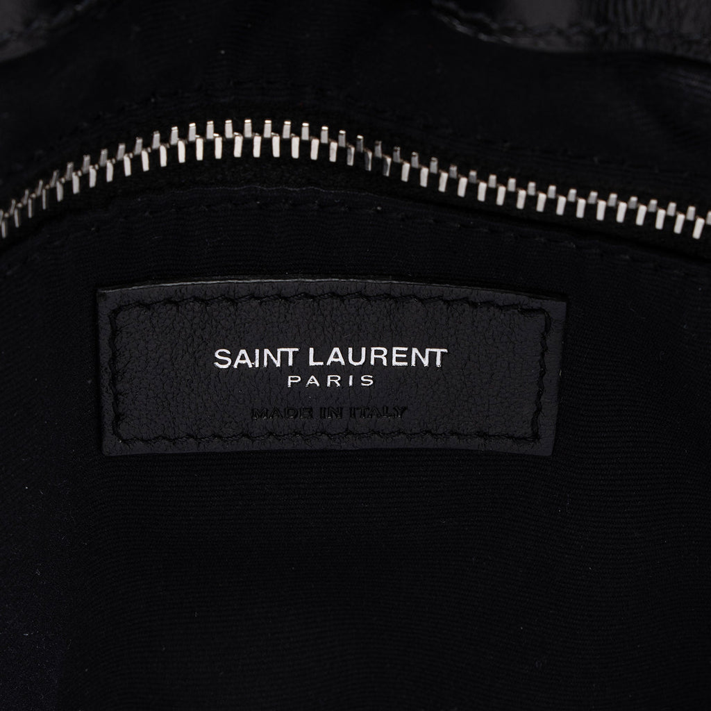 Saint Laurent Matelasse Calfskin Monogram LouLou Chain Medium Shoulder Bag