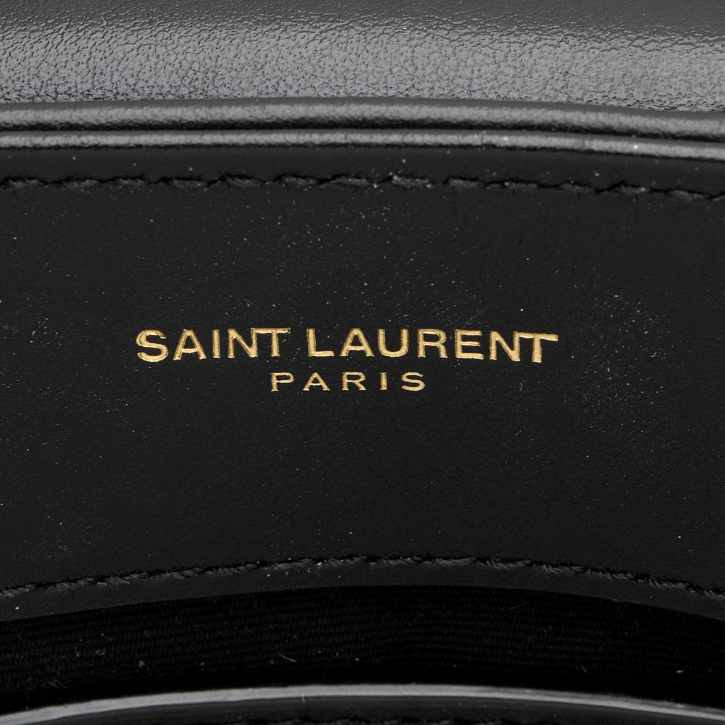 Saint Laurent Matelasse Calfskin Monogram LouLou Chain Small Crossbody (SHF-8o8aXB)
