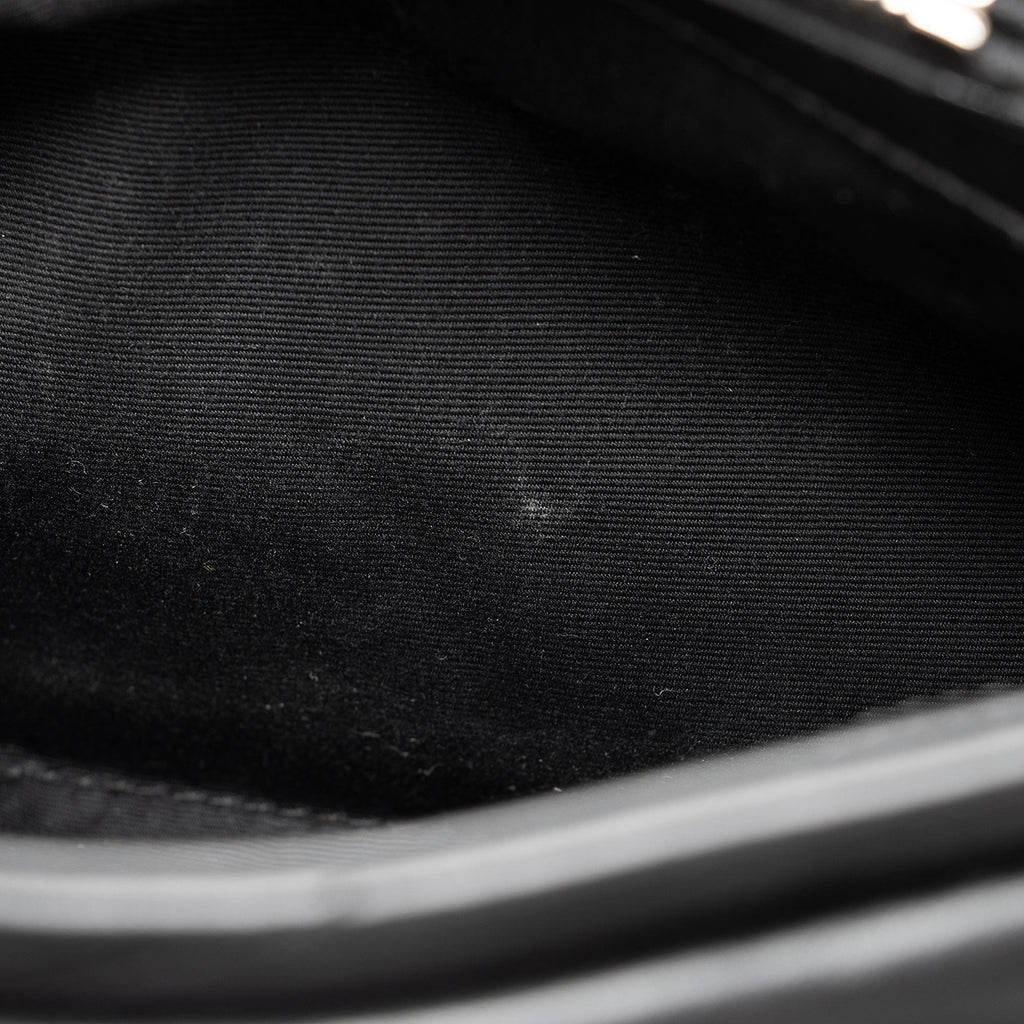 Saint Laurent Matelasse Calfskin Monogram LouLou Chain Small Crossbody Bag (SHF-XeDlWE)