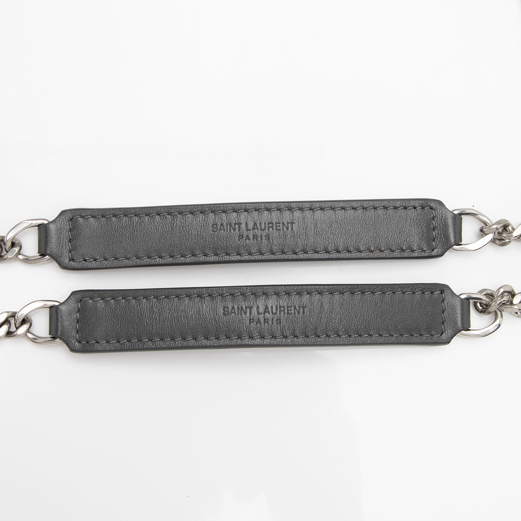 Saint Laurent Matelasse Calfskin Monogram LouLou Chain Small Crossbody (SHF-B5OsZv)