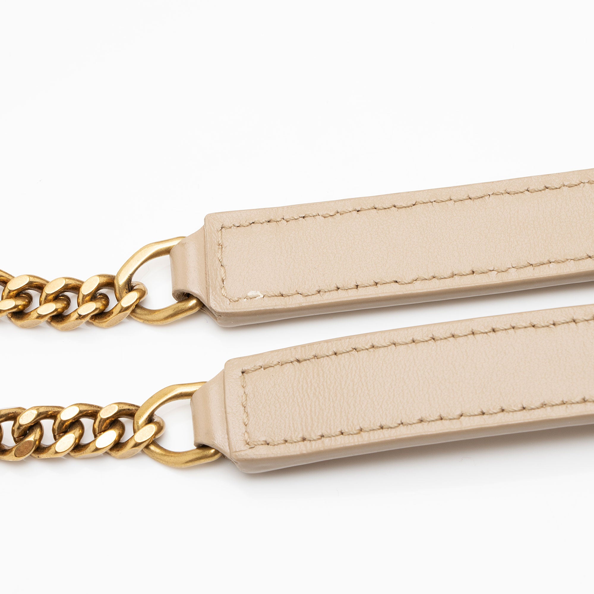 Saint Laurent Matelasse Calfskin Monogram LouLou Chain Small Crossbody