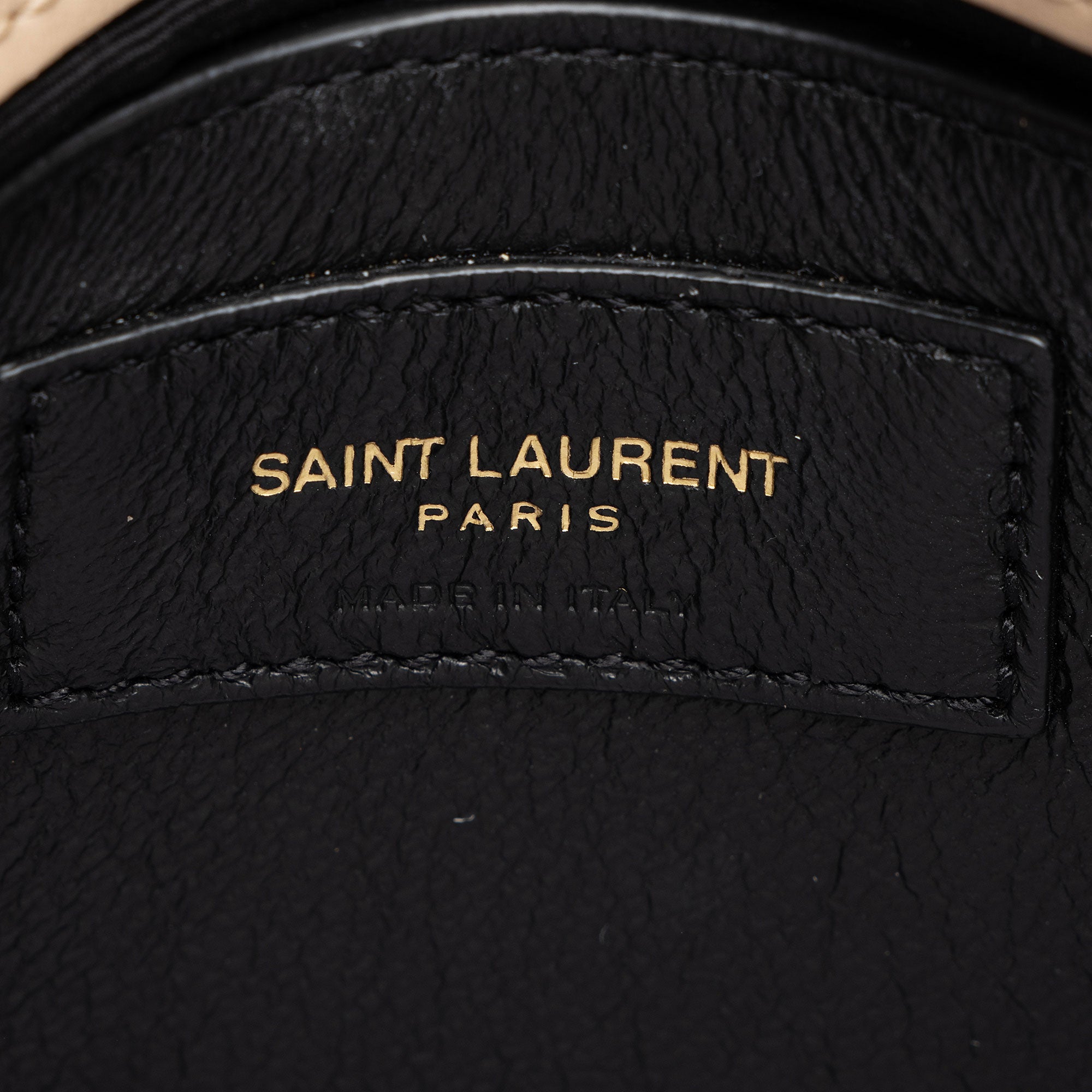 Saint Laurent Matelasse Calfskin Monogram LouLou Chain Small Crossbody