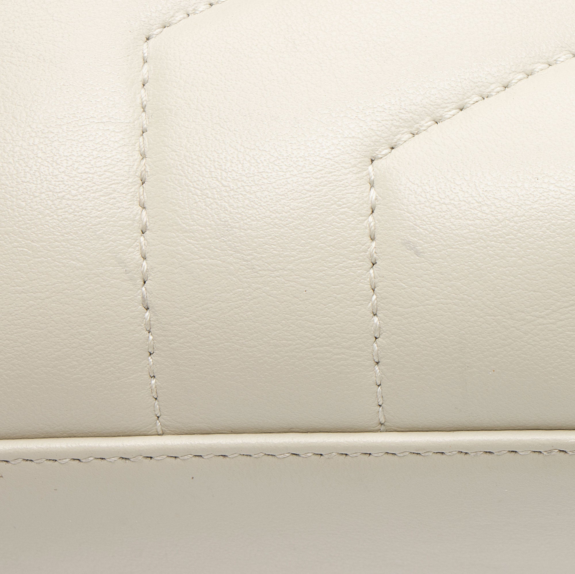Saint Laurent Matelasse Calfskin Monogram LouLou Chain Small Crossbody
