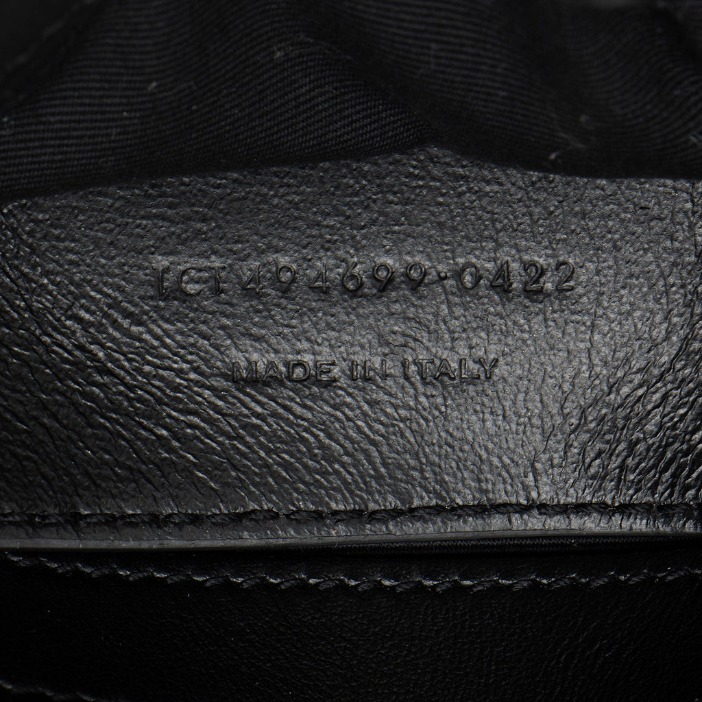 Saint Laurent Matelasse Calfskin Monogram LouLou Chain Small Shoulder Bag