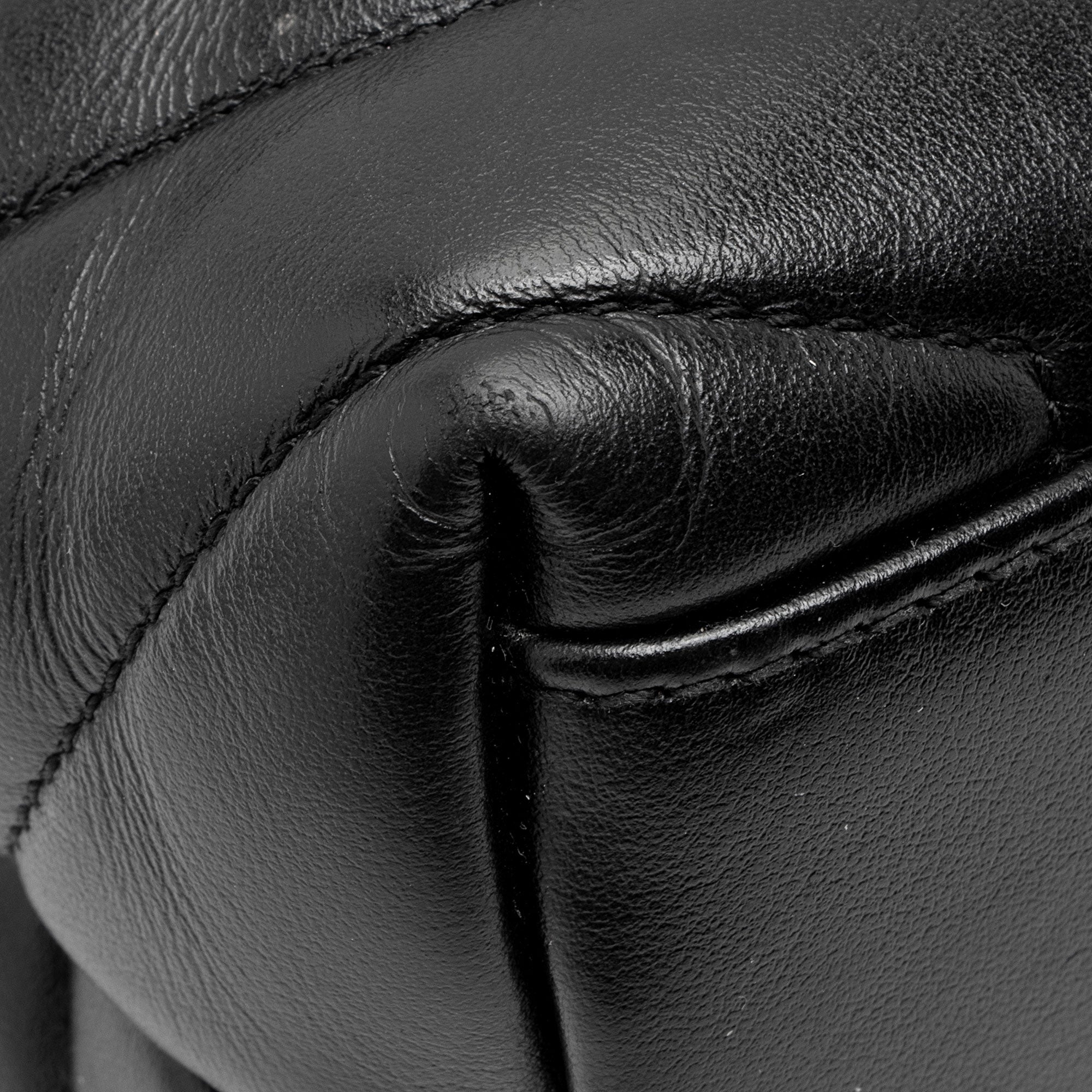Saint Laurent Matelasse Calfskin Monogram LouLou Chain Small Crossbody