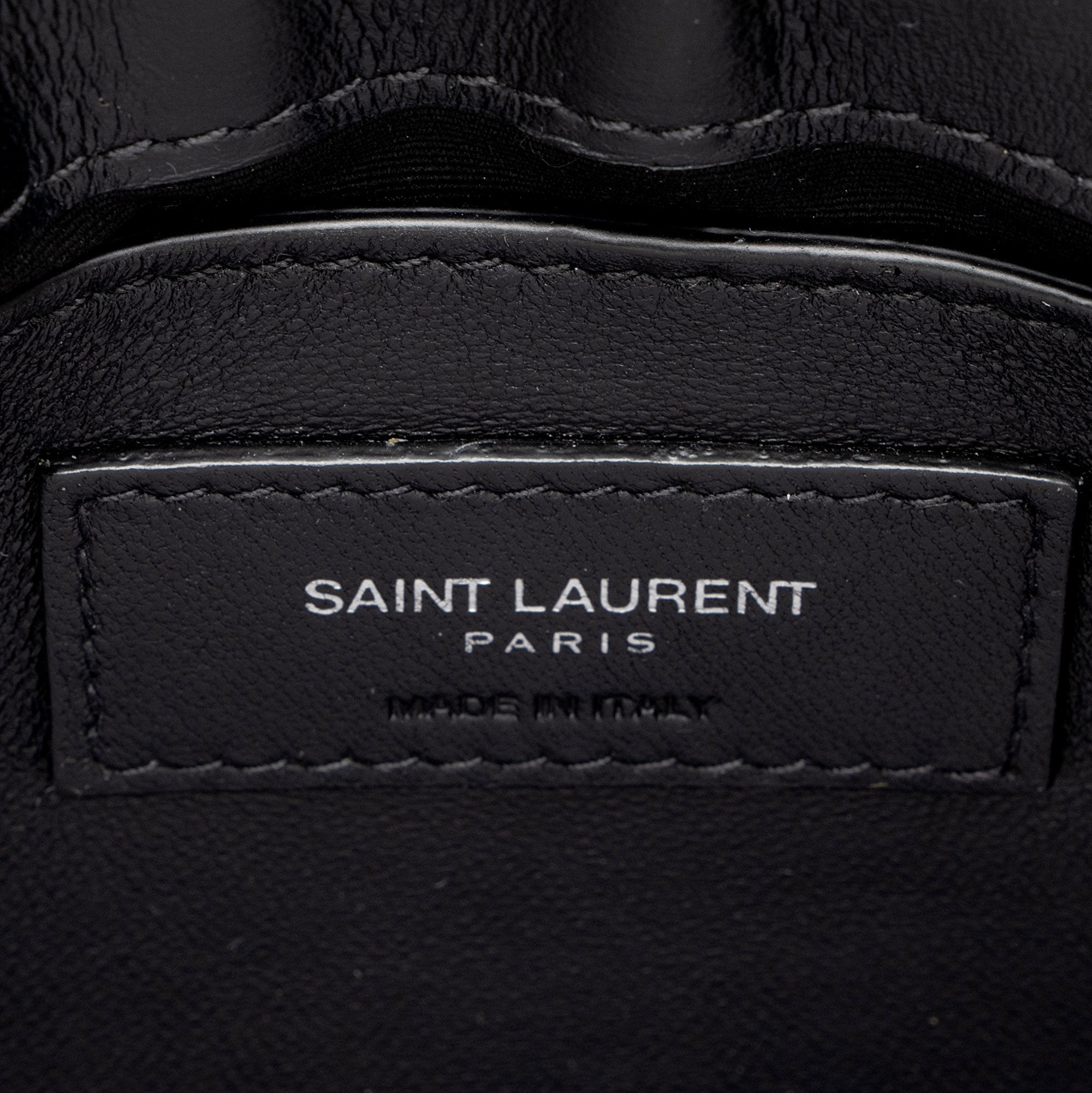 Saint Laurent Matelasse Calfskin Monogram LouLou Chain Small Crossbody