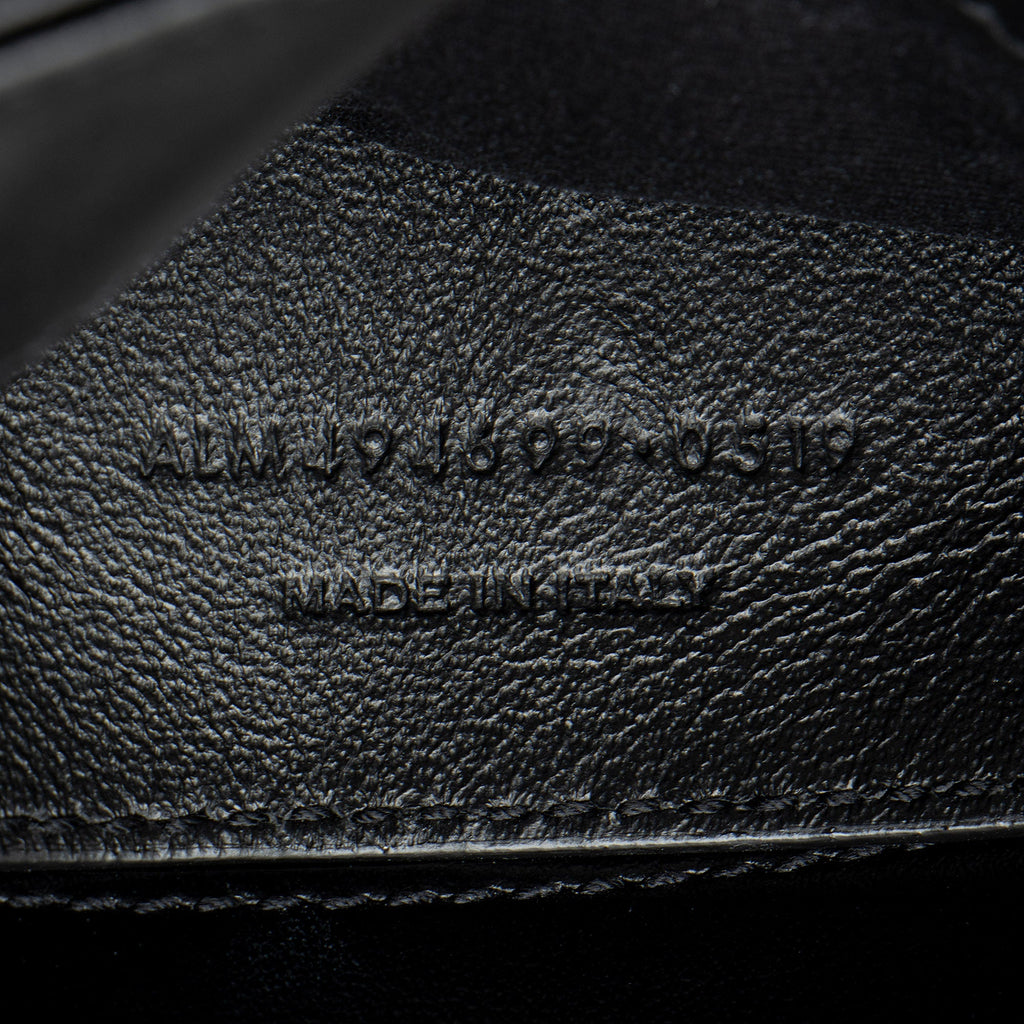 Saint Laurent Matelasse Calfskin Monogram LouLou Chain Small Shoulder Bag