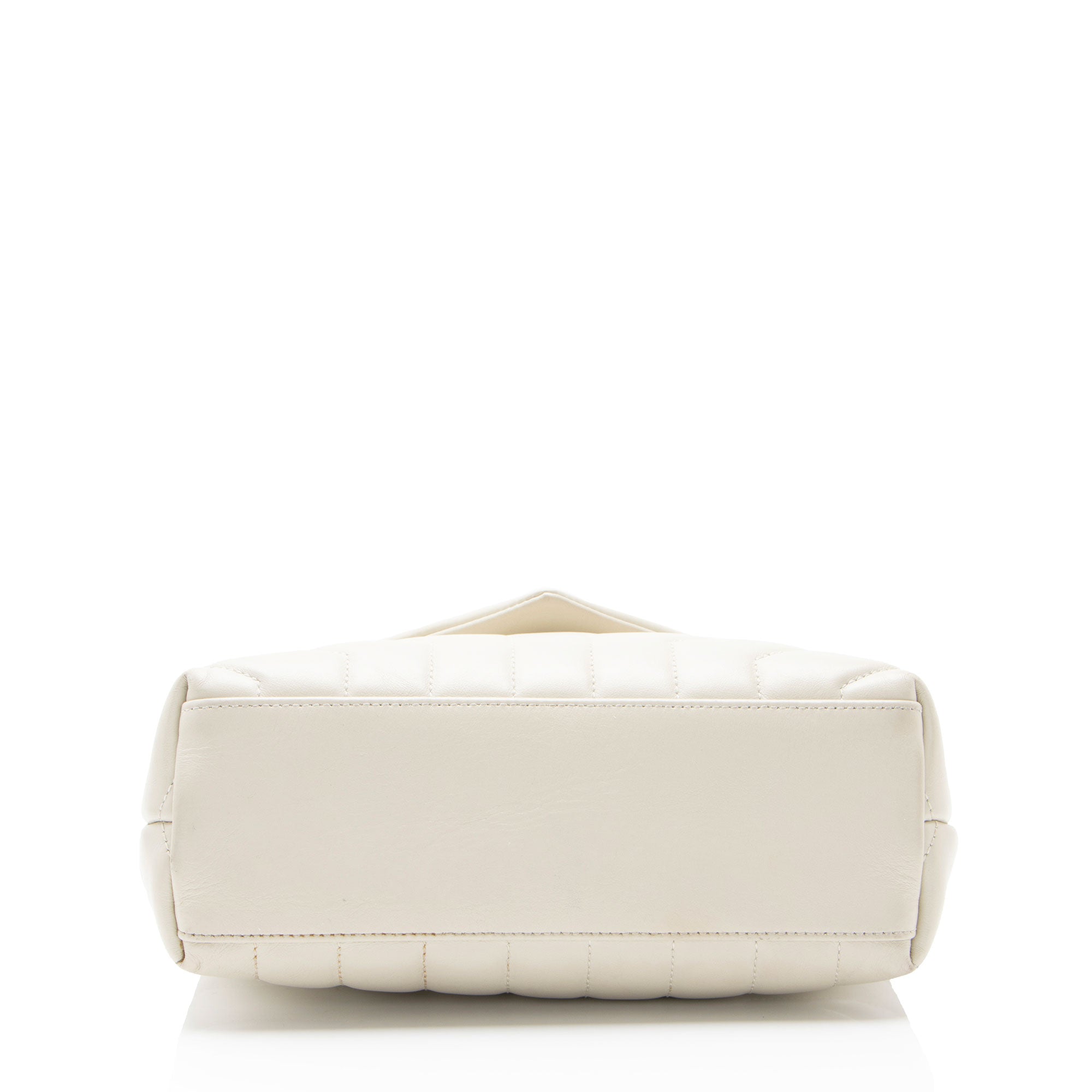 Saint Laurent Matelasse Calfskin Monogram LouLou Chain Small Shoulder Bag