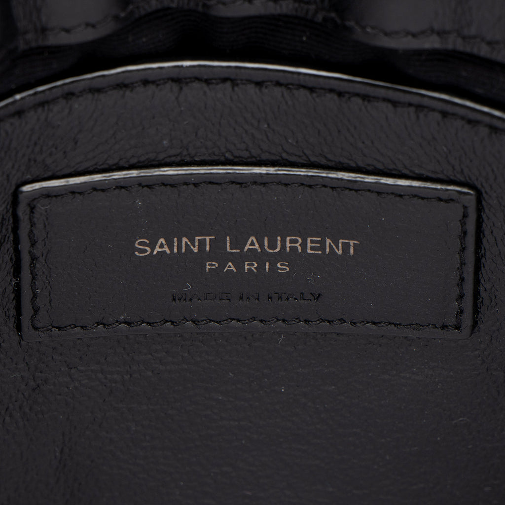 Saint Laurent Matelasse Calfskin Monogram LouLou Chain Small Shoulder Bag