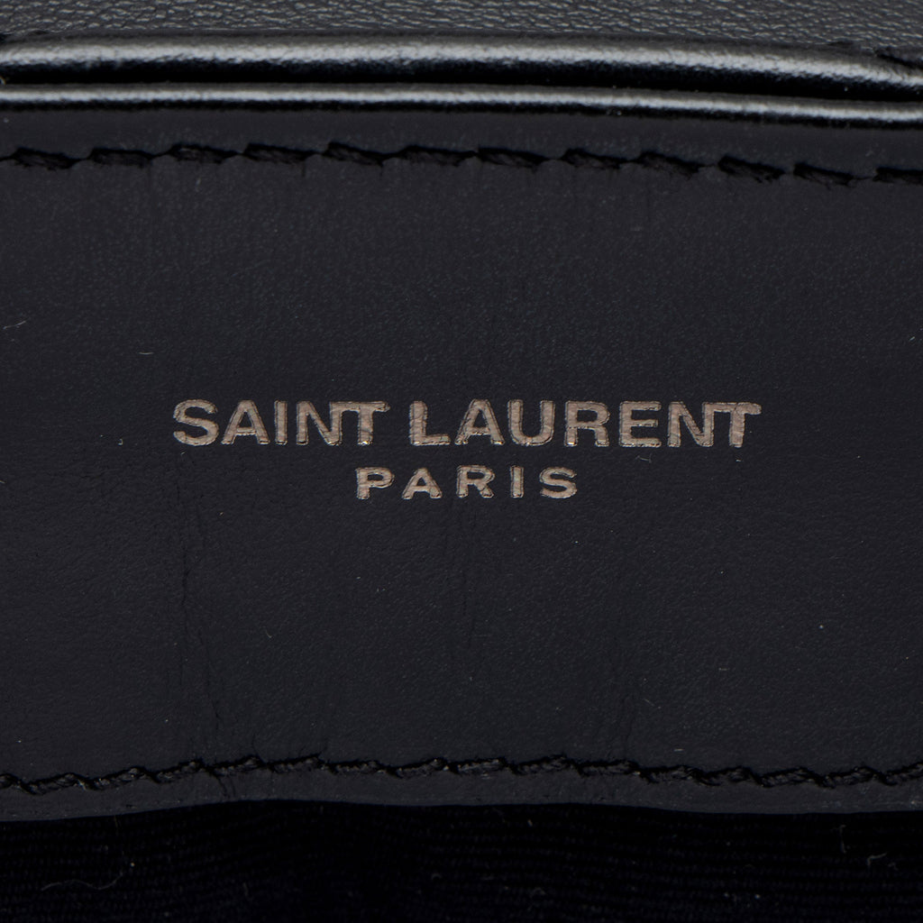 Saint Laurent Matelasse Calfskin Monogram LouLou Chain Small Shoulder Bag