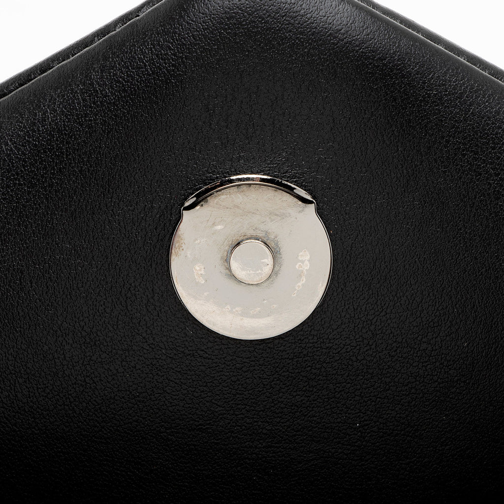 Saint Laurent Matelasse Calfskin Monogram LouLou Chain Small Shoulder Bag