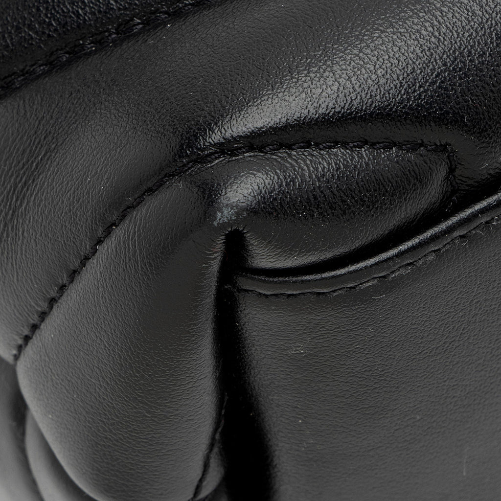 Saint Laurent Matelasse Calfskin Monogram LouLou Chain Small Shoulder Bag