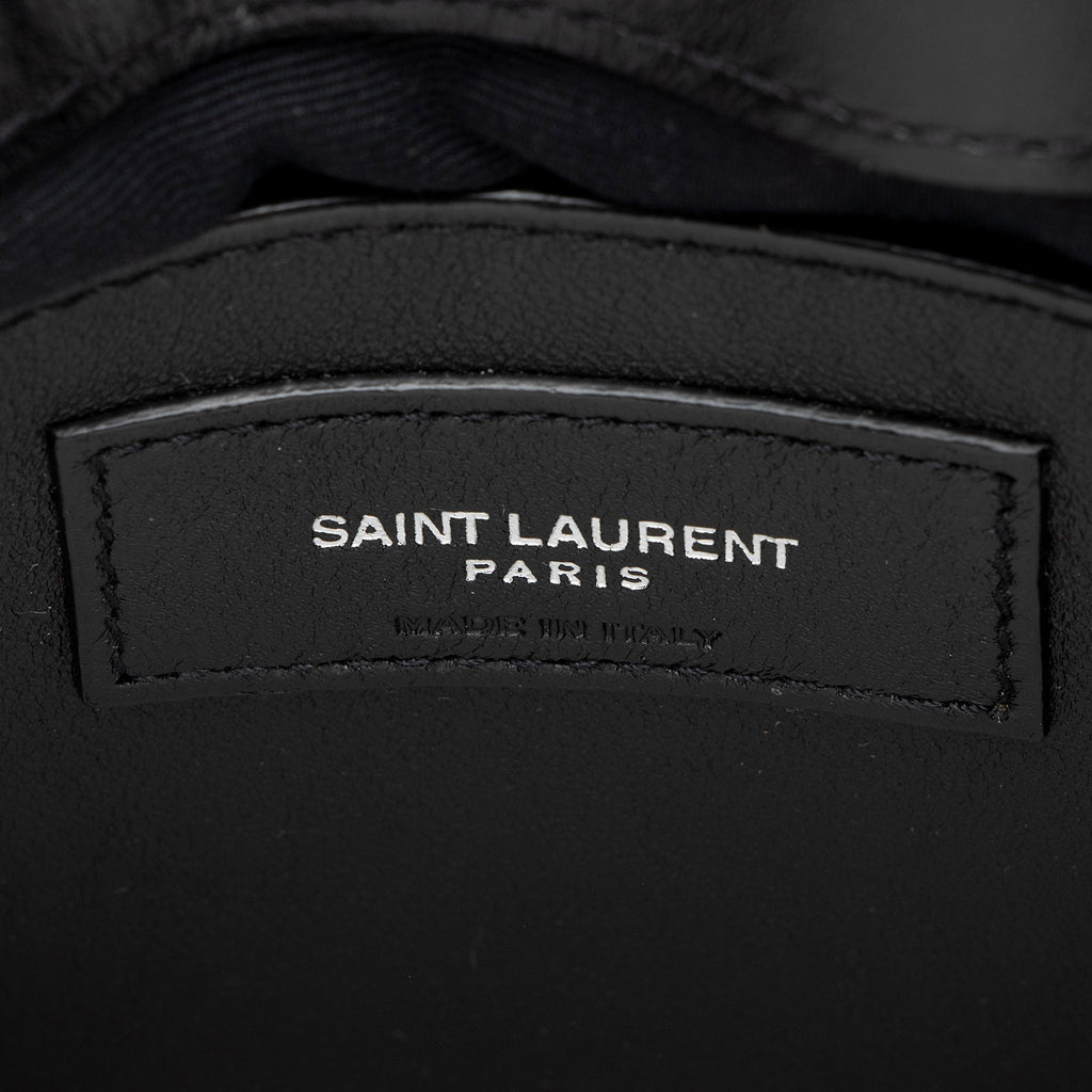Saint Laurent Matelasse Calfskin Monogram LouLou Chain Small Shoulder Bag