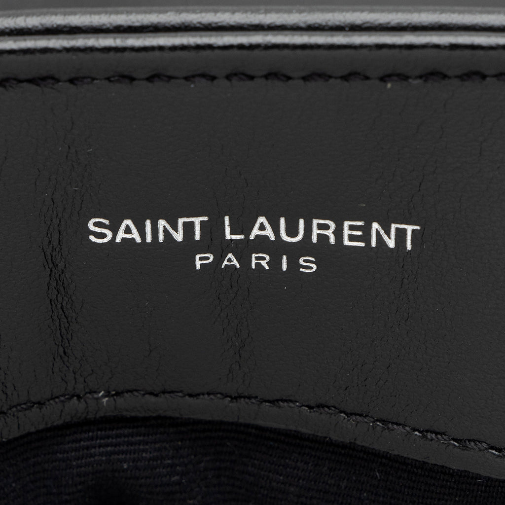 Saint Laurent Matelasse Calfskin Monogram LouLou Chain Small Shoulder Bag