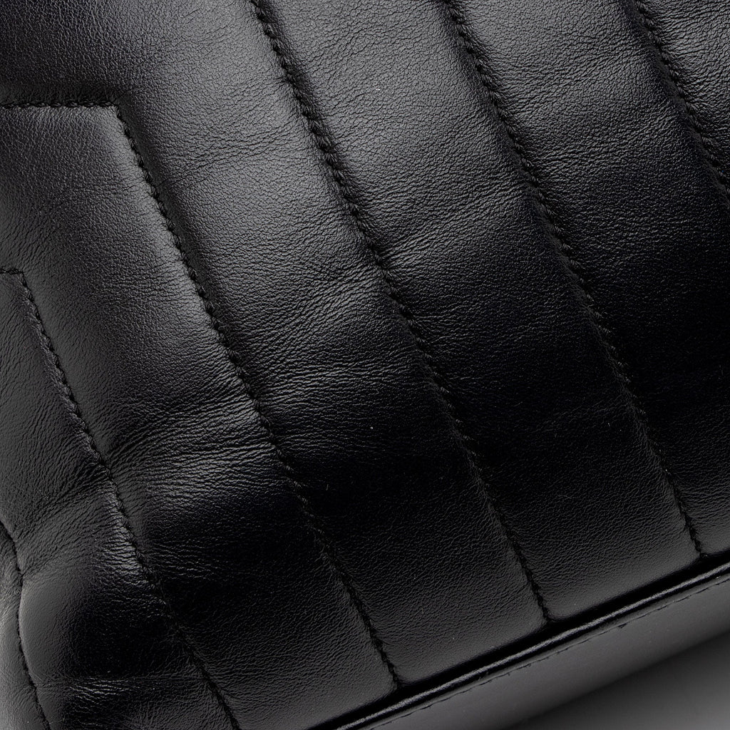Saint Laurent Matelasse Calfskin Monogram LouLou Medium Backpack