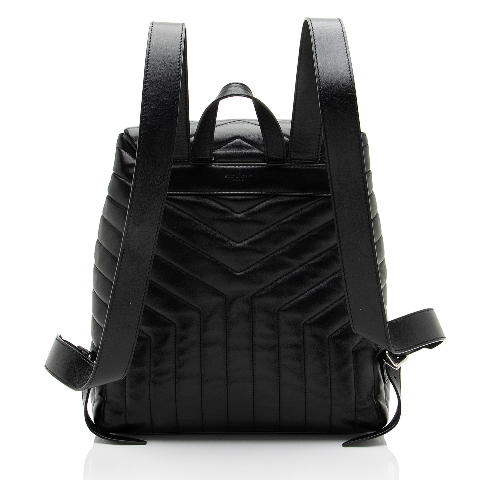 Saint Laurent Matelasse Calfskin Monogram LouLou Medium Backpack