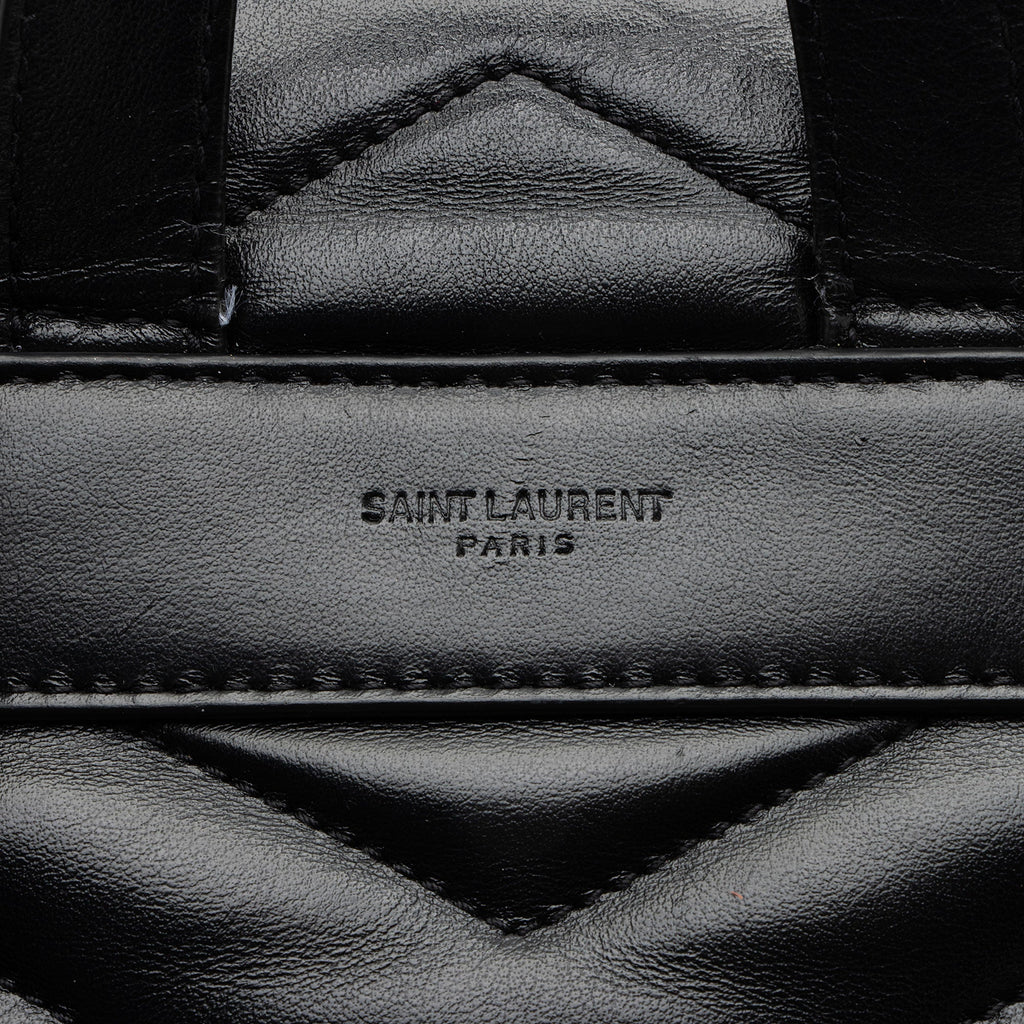 Saint Laurent Matelasse Calfskin Monogram LouLou Medium Backpack