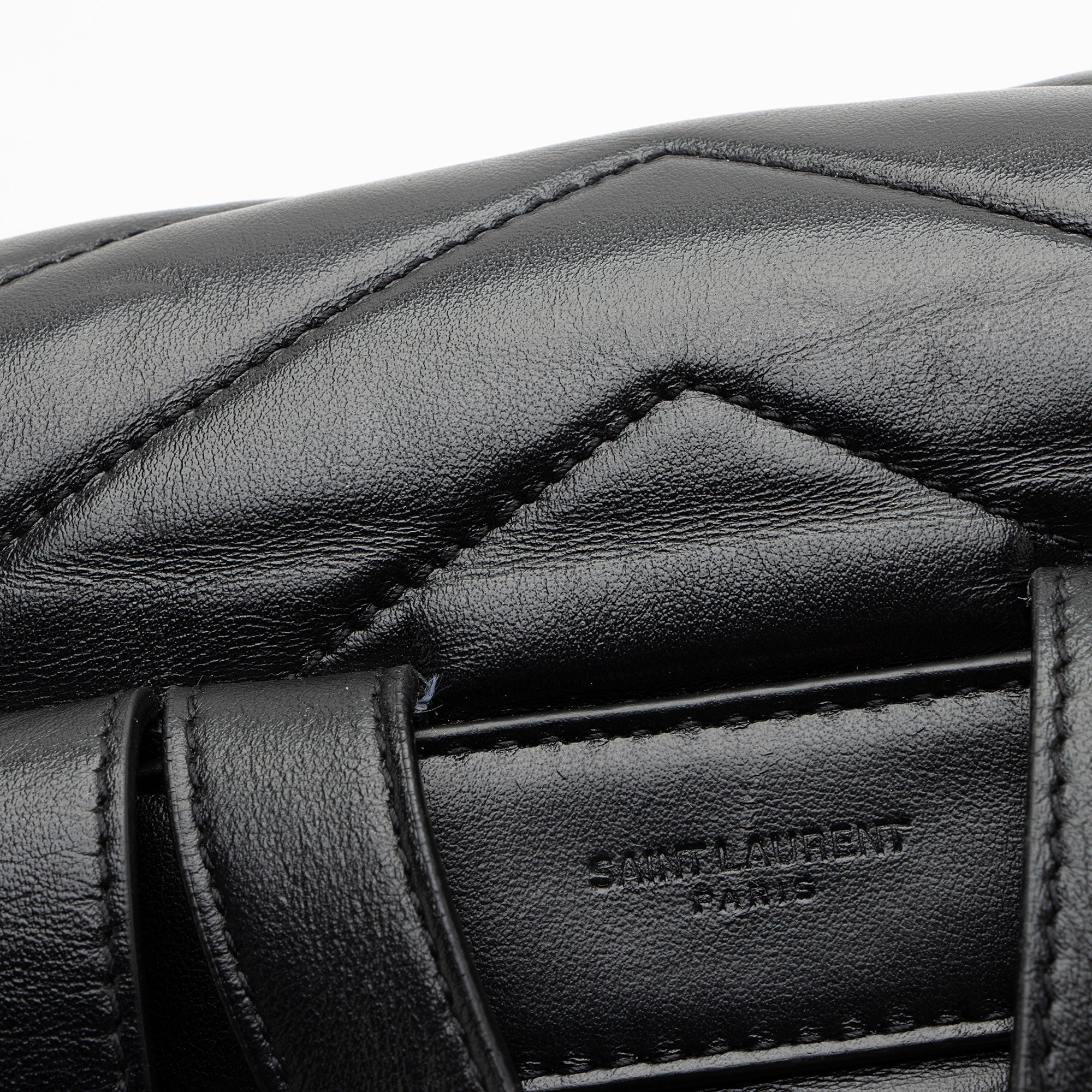 Saint Laurent Matelasse Calfskin Monogram LouLou Medium Backpack