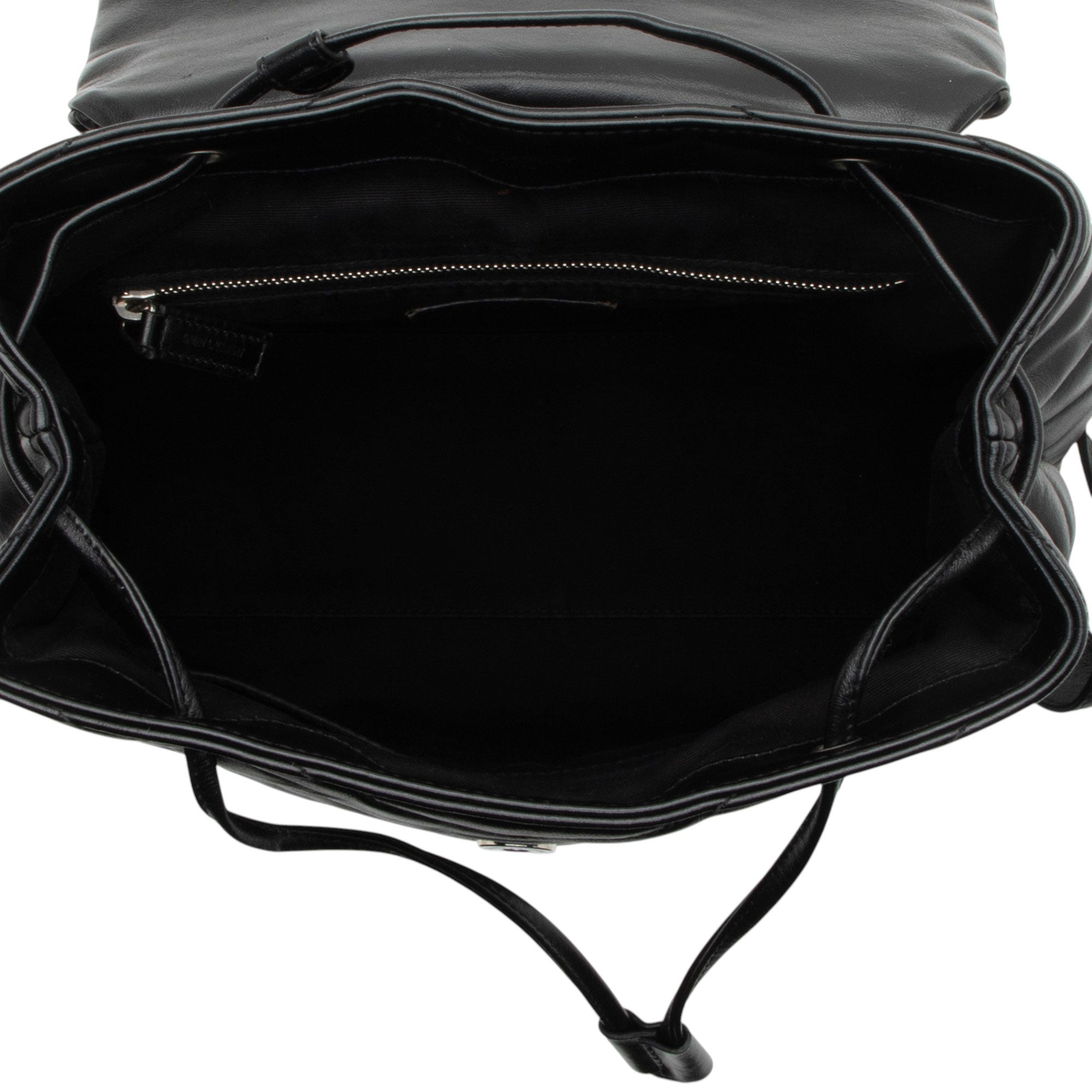 Saint Laurent Matelasse Calfskin Monogram LouLou Medium Backpack