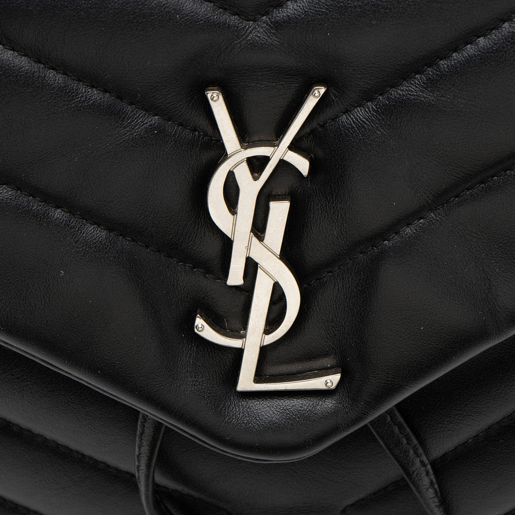 Saint Laurent Matelasse Calfskin Monogram LouLou Small Backpack