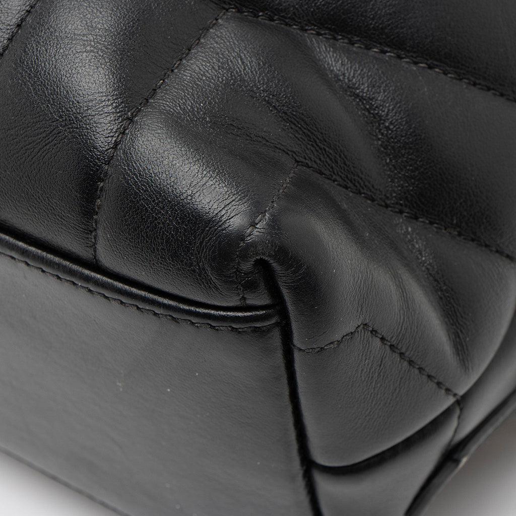 Saint Laurent Matelasse Calfskin Monogram LouLou Small Backpack