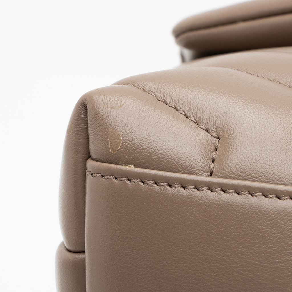 Saint Laurent Matelasse Calfskin Monogram LouLou Toy Crossbody Bag (SHF-IxNLUP)