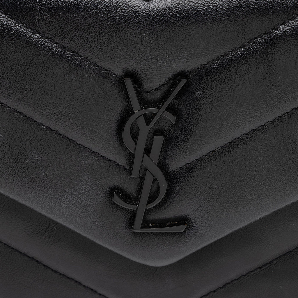 Saint Laurent Matelasse Calfskin Monogram LouLou Toy Crossbody (SHF-mABiaH)