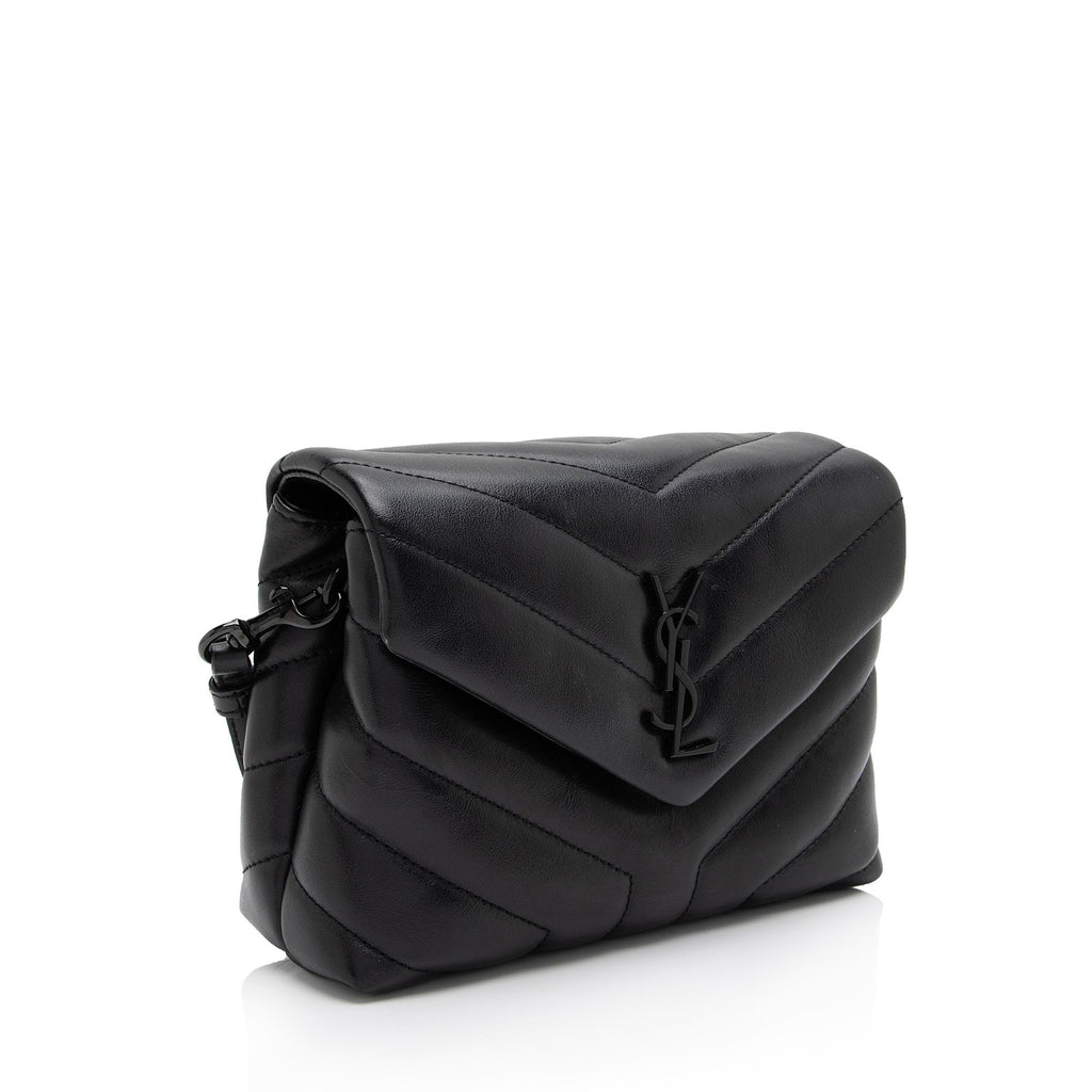 Saint Laurent Matelasse Calfskin Monogram LouLou Toy Crossbody (SHF-mABiaH)
