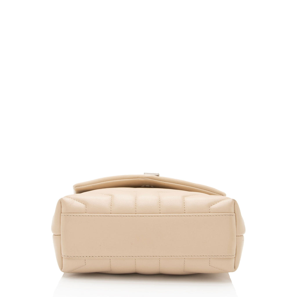 Saint Laurent Matelasse Calfskin Monogram LouLou Toy Crossbody (SHF-arg7wt)