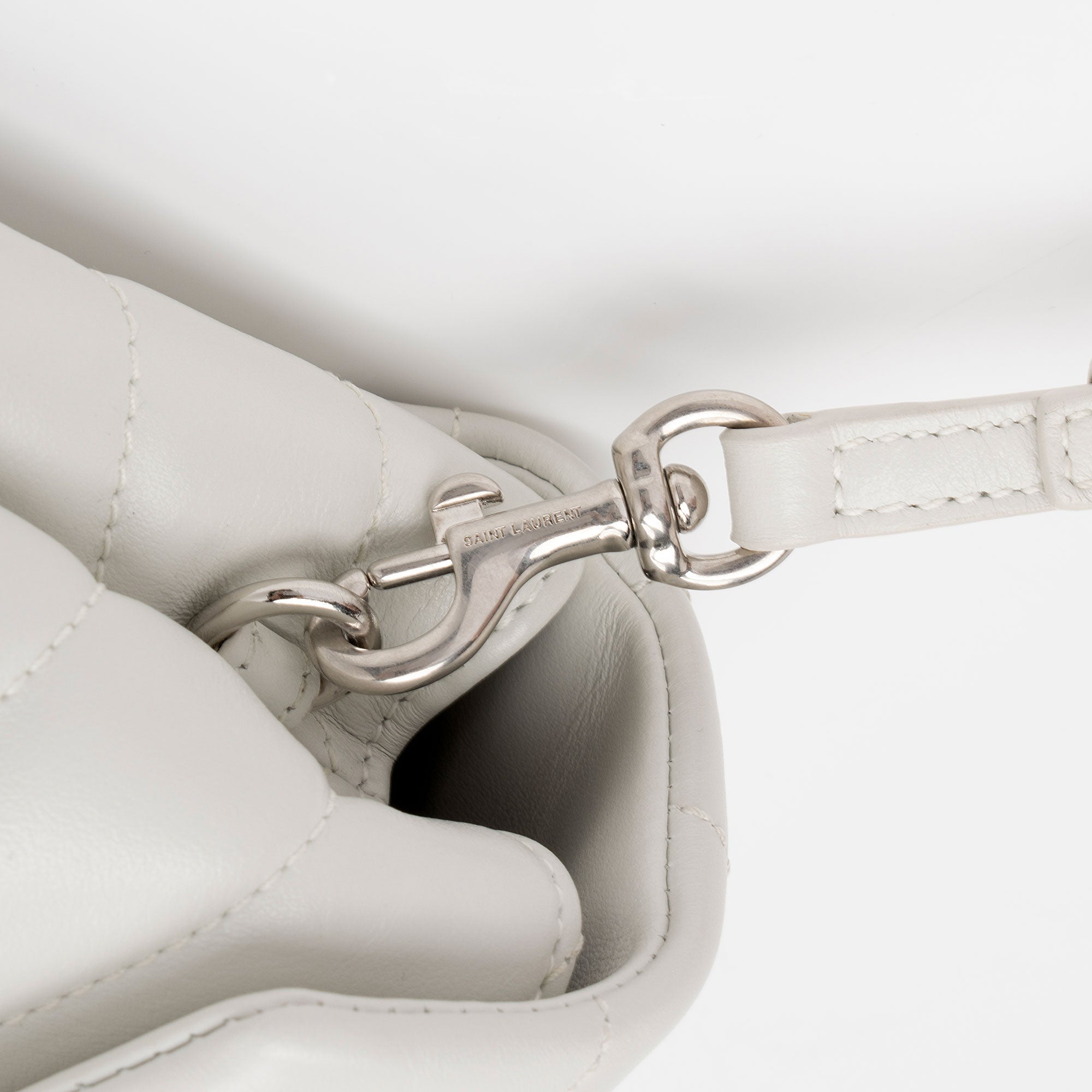 Saint Laurent Matelasse Calfskin Monogram LouLou Toy Crossbody Bag (SHF-iYanNR)