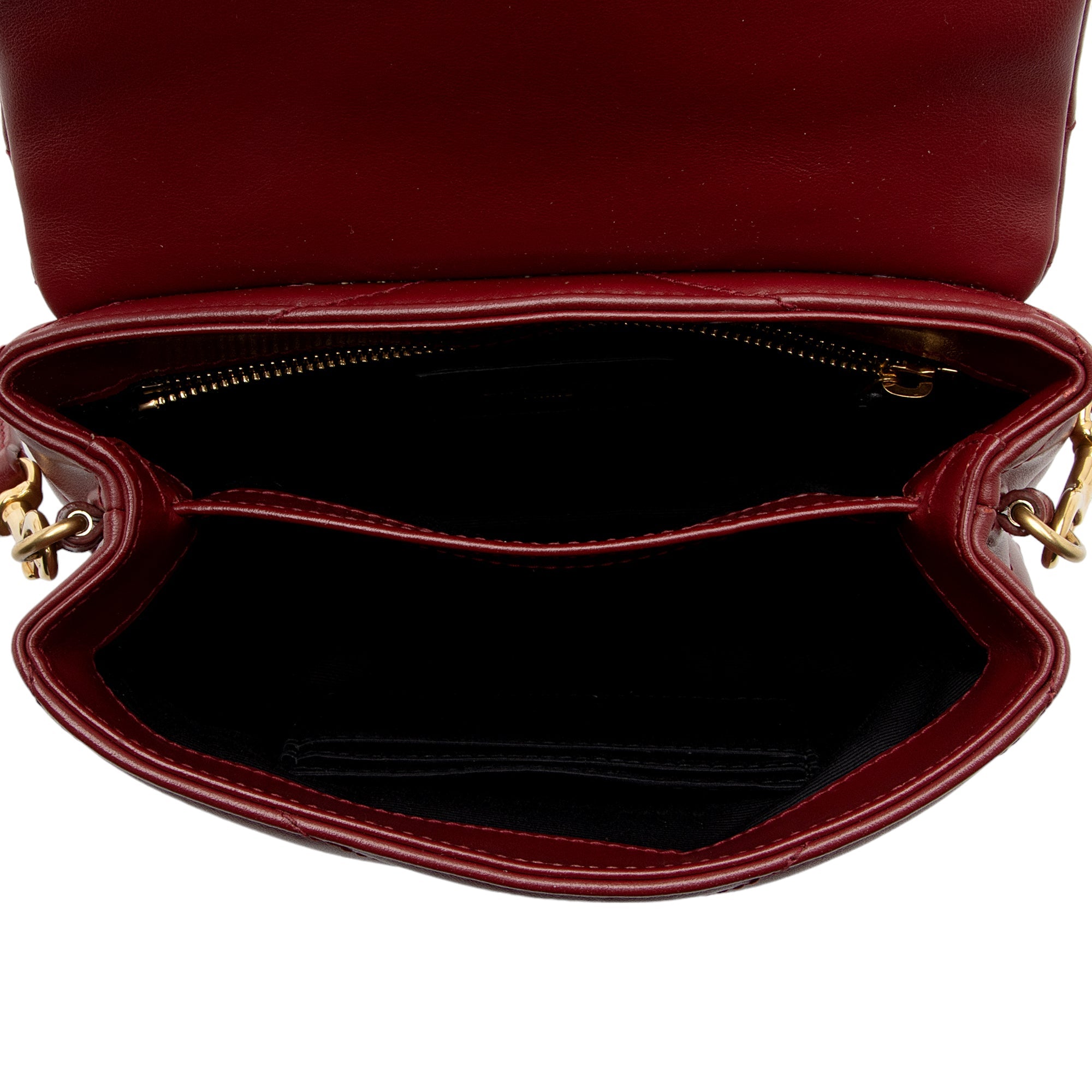 Saint Laurent Matelasse Calfskin Monogram LouLou Toy Crossbody (SHF-PXzdWg)