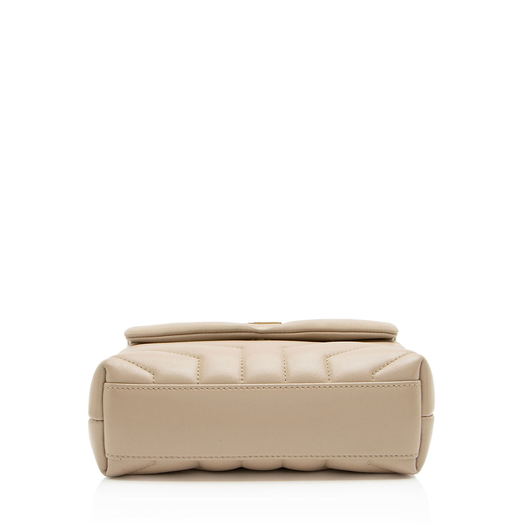 Saint Laurent Matelasse Calfskin Monogram LouLou Toy Crossbody (SHF-I8aWGS)